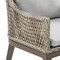 Armen Living Silvana 5 Piece Gray Aluminum Outdoor Dining Set with Gray Fabric 840254332935 - alternate 7